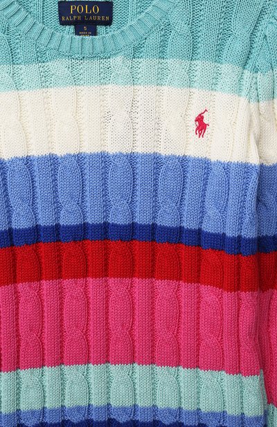 Хлопковый пуловер RALPH LAUREN, арт. 312857613, фото 3