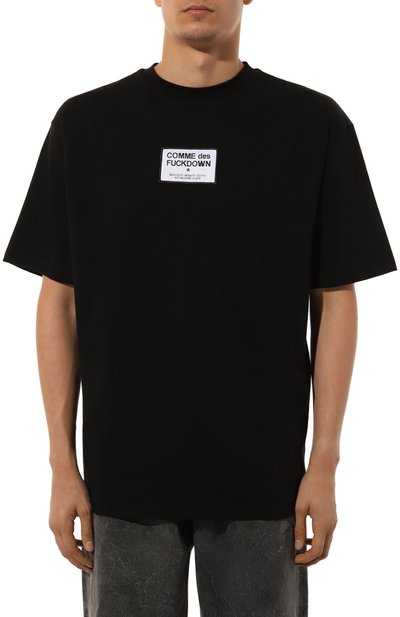 Хлопковая футболка COMME DES FUCKDOWN, арт. CFABM01453, фото 3