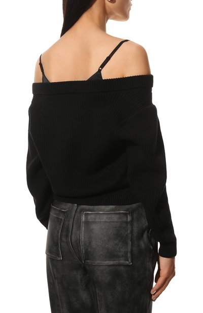 Хлопковый свитер ALEXANDERWANG.T, арт. 4KC1221009, фото 4
