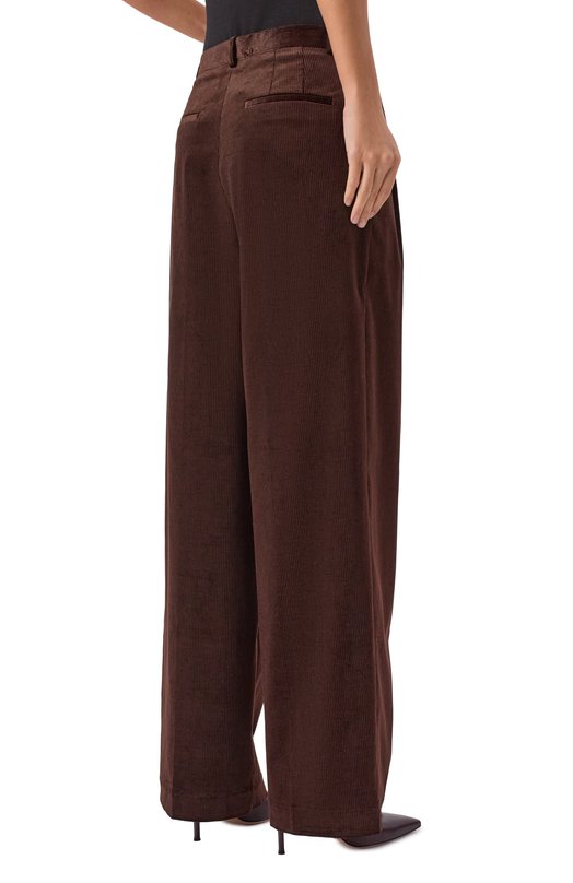 Вельветовые брюки 12 STOREEZ 133996 Коричневый  133996 Фото 4