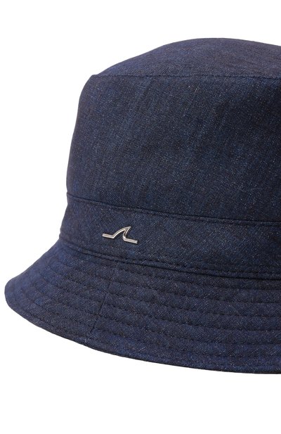 Льняная панама PAUL&SHARK темно-синего цвета по цене 32700 руб., арт. 25417103, фото 4 Льняная панама PAUL&SHARK, арт. 25417103, фото 4