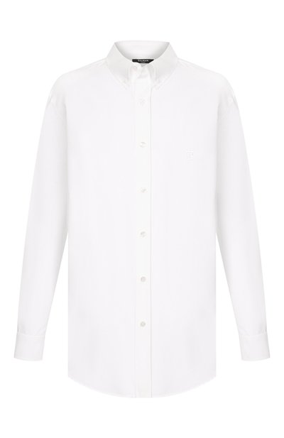 Мужская хлопковая рубашка BALMAIN, арт. GH1HS496CG39