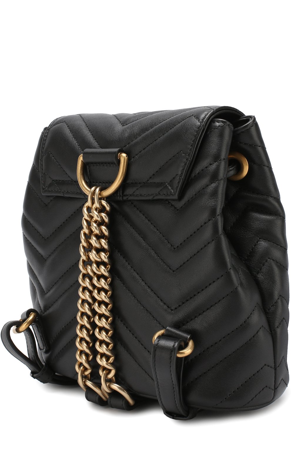 Рюкзак gg marmont GUCCI черного цвета по цене 192500 руб., арт. 528129/DRW4T, фото 3 Рюкзак gg marmont GUCCI, арт. 528129/DRW4T, фото 3