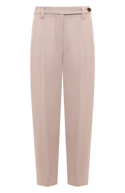 Женские брюки из вискозы и льна BRUNELLO CUCINELLI, арт. MH579B1297