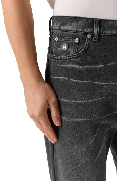 Джинсы MOSCHINO темно-серого цвета по цене 64300 руб., арт. A0347/5222, фото 5 Джинсы MOSCHINO, арт. A0347/5222, фото 5