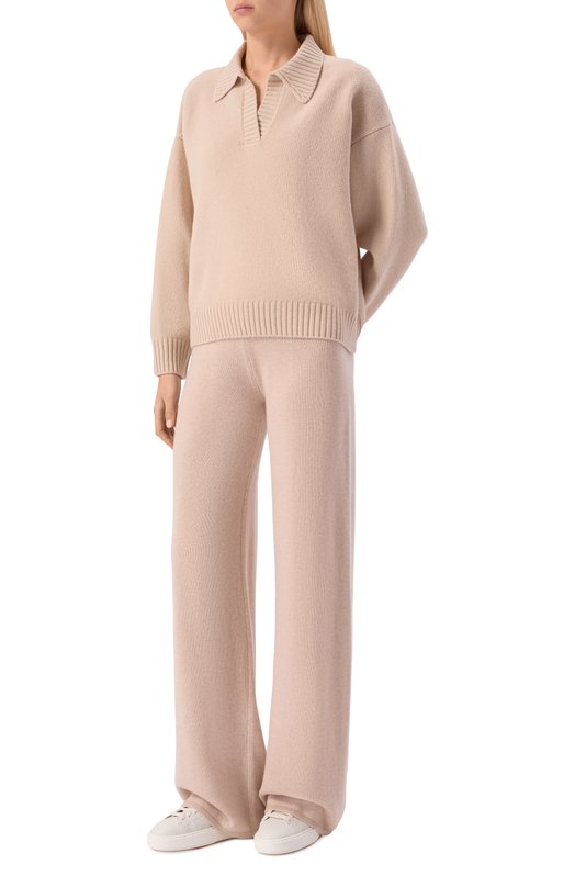 Шерстяной свитер Weekend Max Mara AGRE Кремовый  AGRE Фото 2