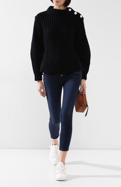 Свитер ZADIG AND VOLTAIRE темно-синего цвета по цене 26600 руб., арт. WHMF1137F, фото 2 Свитер ZADIG AND VOLTAIRE, арт. WHMF1137F, фото 2