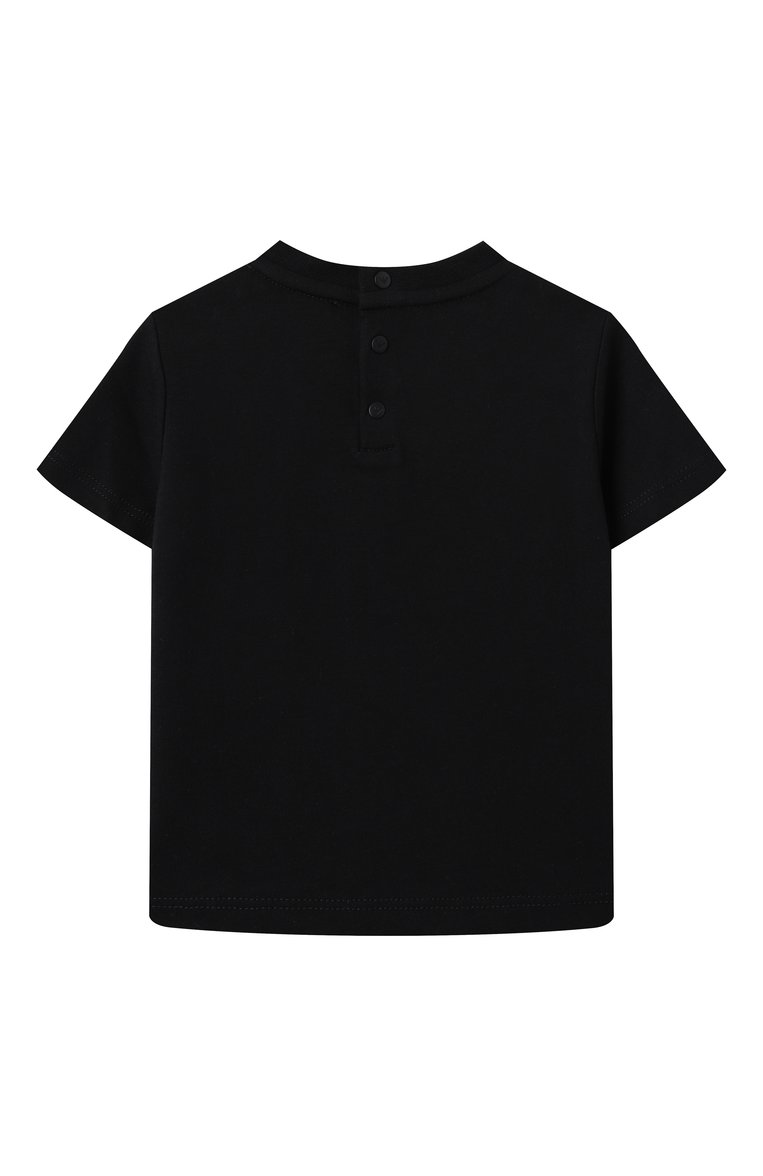 Детский комплект из трех футболок EMPORIO ARMANI бежевого цвета, арт. EB000380/AF13913 | Фото 8 (Нос: Не проставлено; Кросс-КТ НВ: Футболка; Материал внешний: Хлопок; Автоматизация состава: Проставлено; Ростовка одежда: 6 мес | 68 см, 3 мес | 62 см, 9 мес | 74 см, 24 мес | 92 см, 12 мес | 80 см, 36 мес | 98 см)