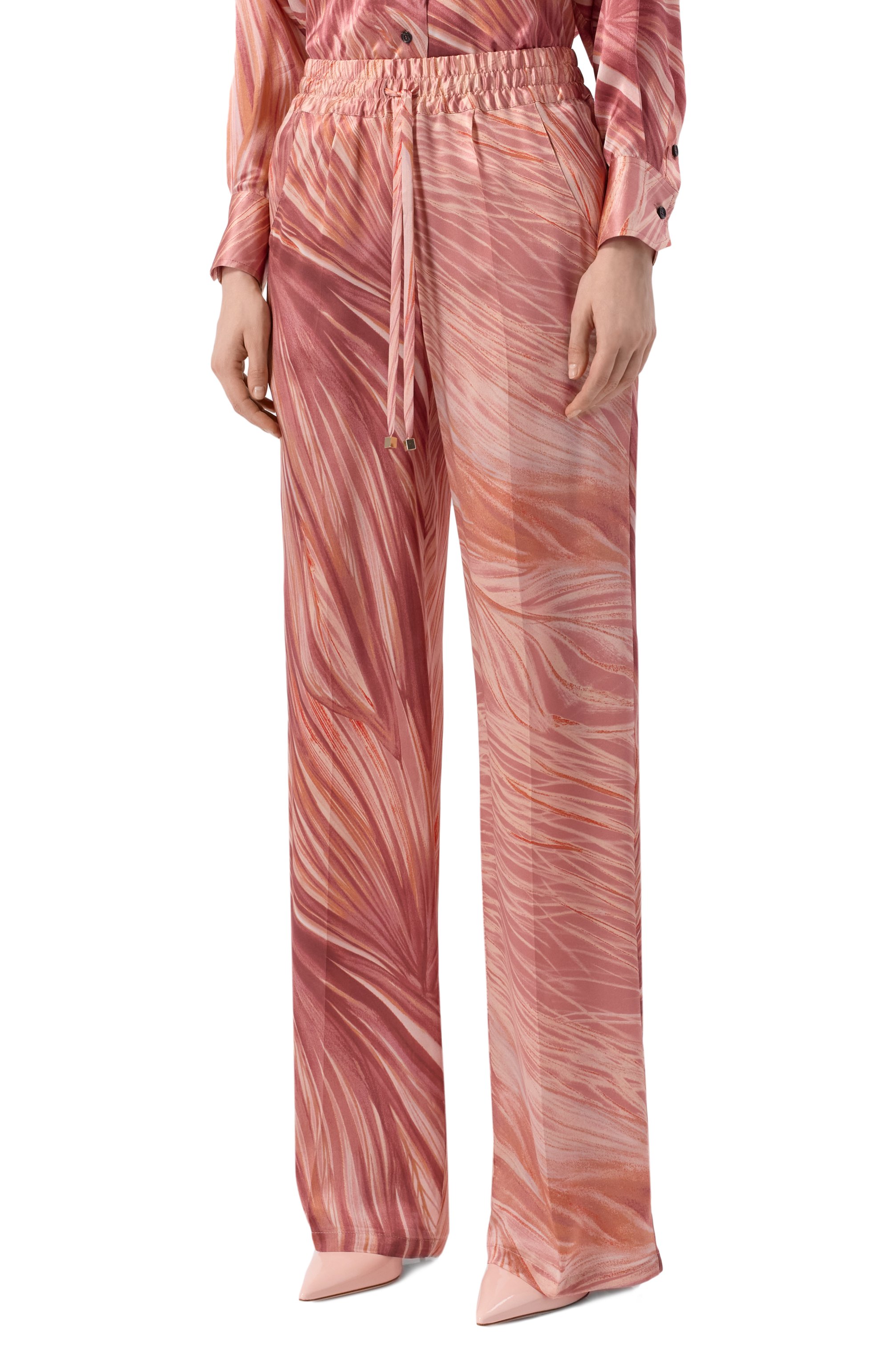 Шелковые брюки KITON, арт. D48122K0869G01, фото 3