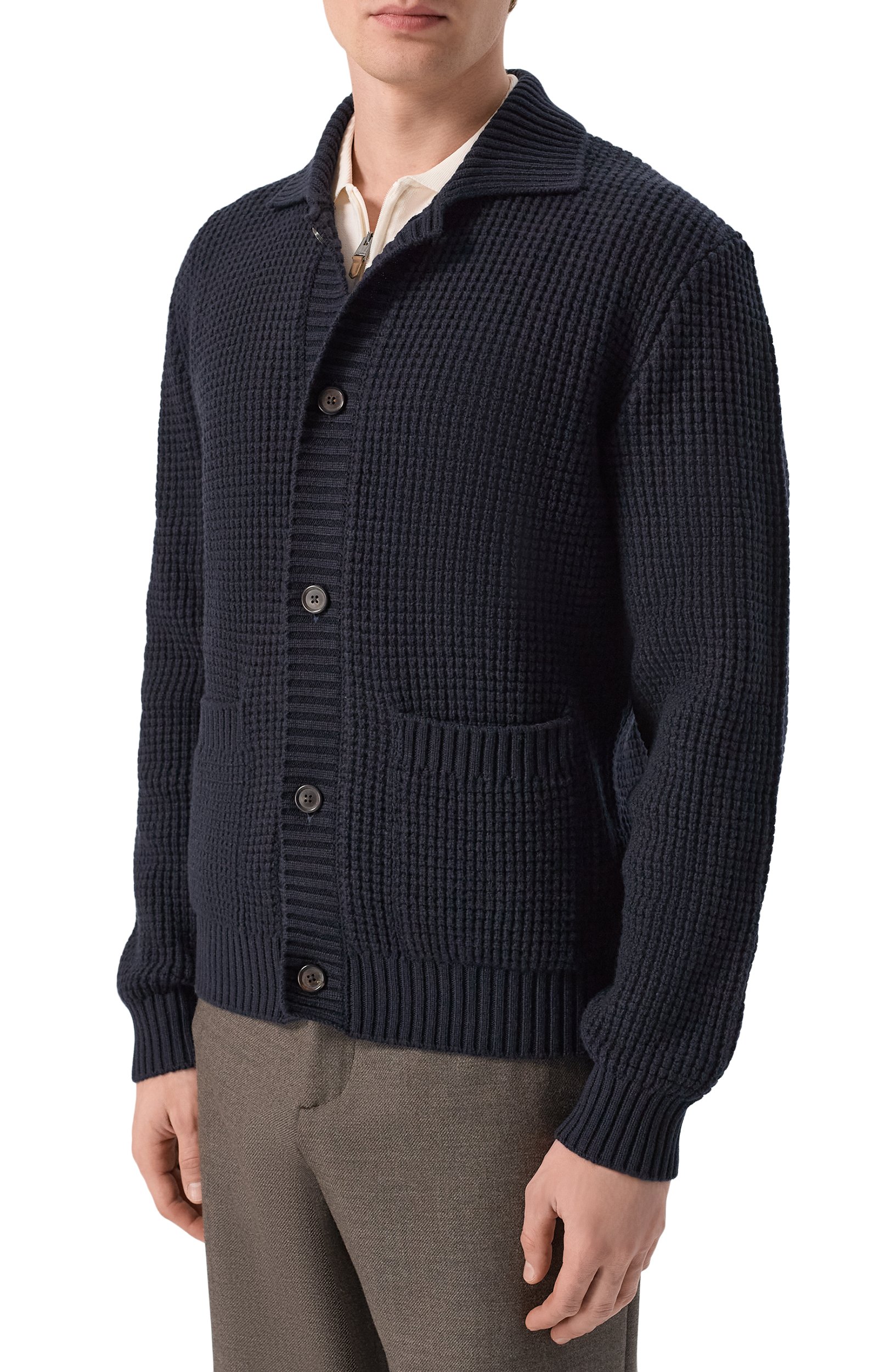 Кардиган из шерсти и кашемира CORNELIANI, арт. 28M579/2A25155, фото 3