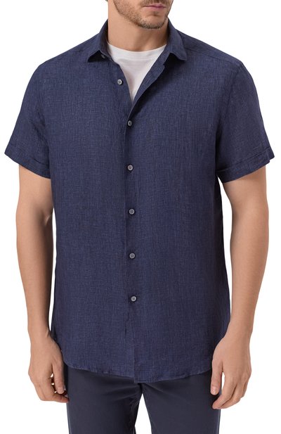 Льняная рубашка ZEGNA, арт. UDX38A7/SCF5, фото 3