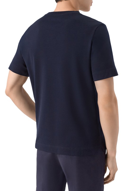 Хлопковая футболка Gran Sasso 60139/81001 Синий  60139/81001 Фото 4