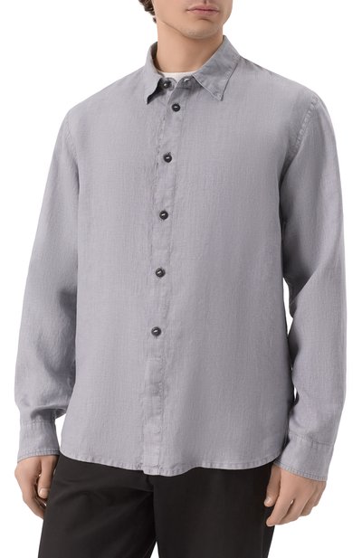 Льняная рубашка HANNES ROETHER, арт. ER290.601/, фото 3