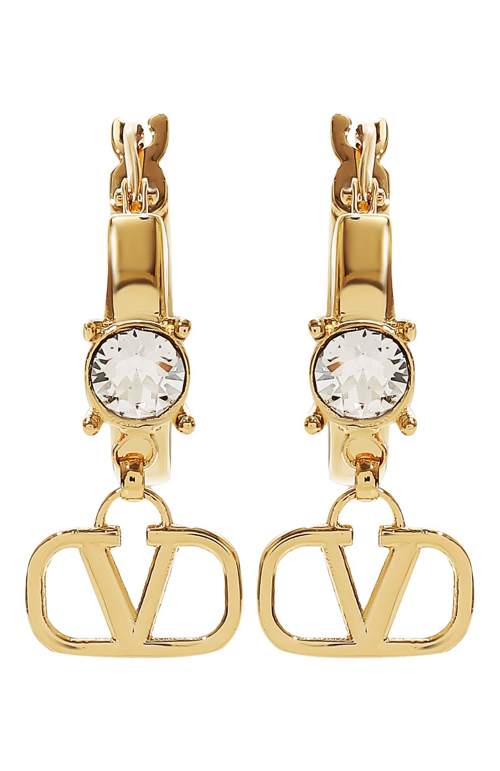 Серьги VALENTINO золотого цвета по цене 42050 руб., арт. 3W2J0T53/YCW, фото 1 Серьги VALENTINO, арт. 3W2J0T53/YCW, фото 1