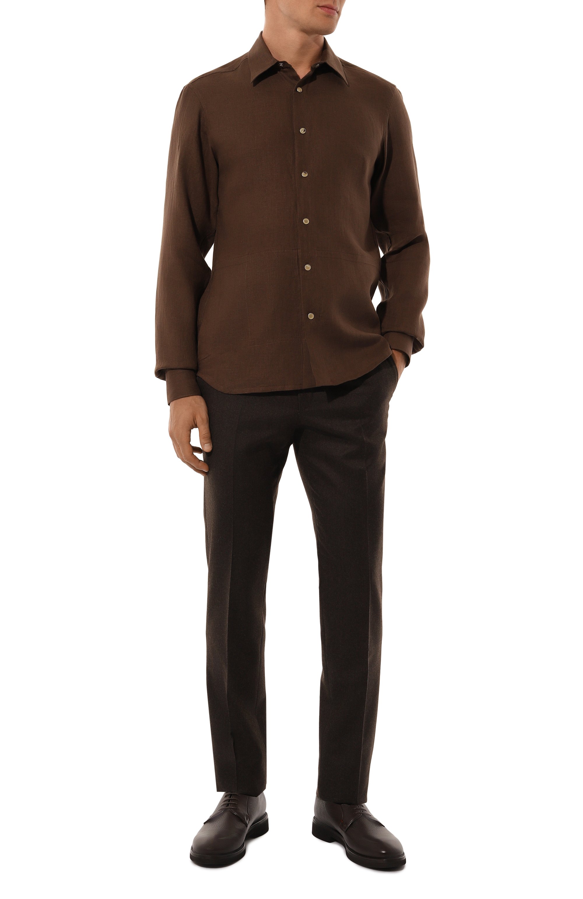 Кожаные дерби KITON, арт. USSA189N0112402, фото 2