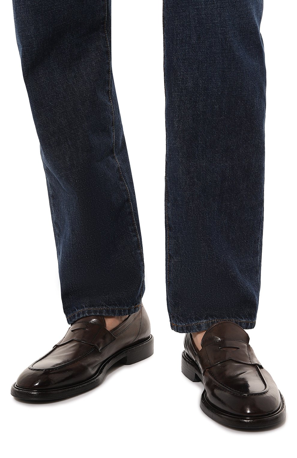 Кожаные пенни-лоферы GREEN GEORGE, арт. 6010/MAREMMA, фото 2