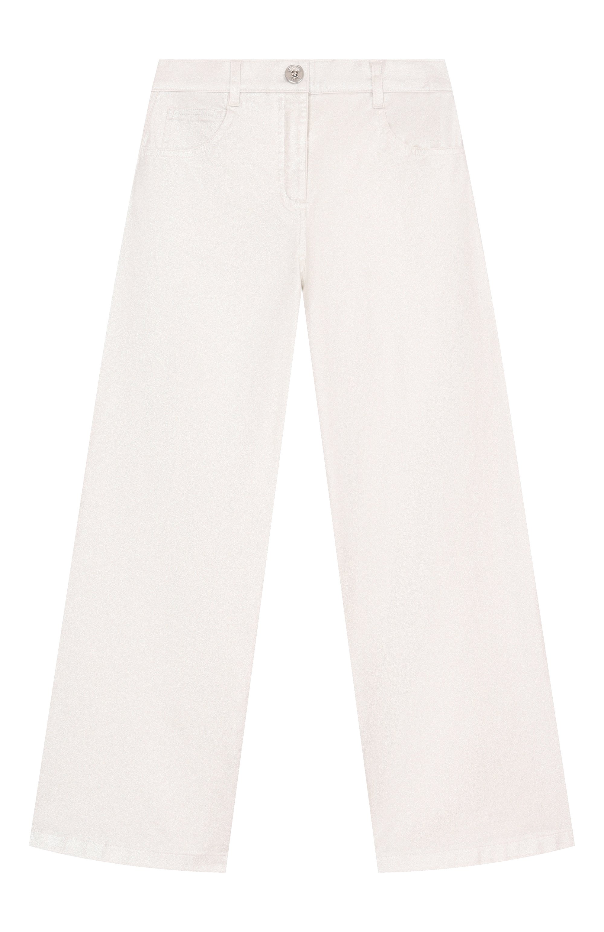 Джинсы ELEVENTY белого цвета по цене 21850 руб., арт. EY6A40/G0208_001, фото 1 Джинсы ELEVENTY, арт. EY6A40/G0208_001, фото 1