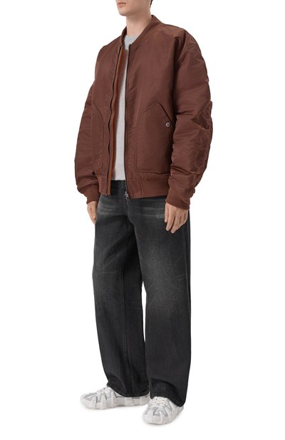 Хлопковая футболка DIESEL серого цвета по цене 7995 руб., арт. A20036/0EPCA, фото 2 Хлопковая футболка DIESEL, арт. A20036/0EPCA, фото 2