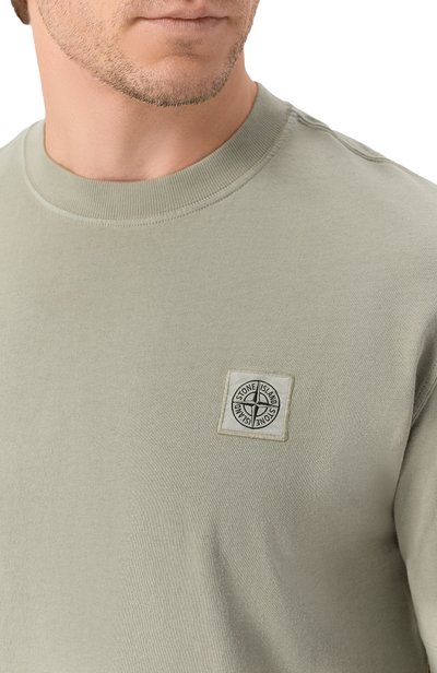 Хлопковая футболка STONE ISLAND, арт. K1S152100034/S0115, фото 5