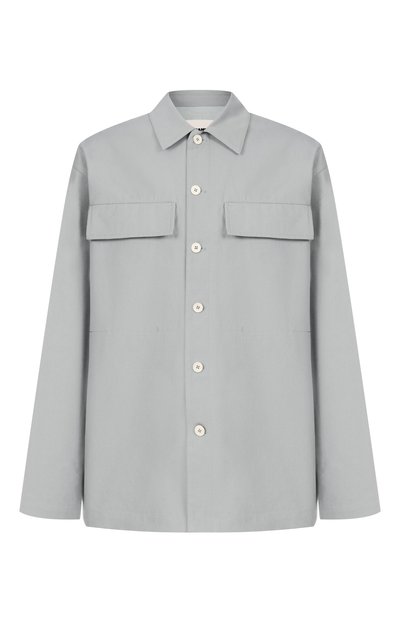 Мужская хлопковая куртка-рубашка JIL SANDER, арт. J47DL0169-J45267