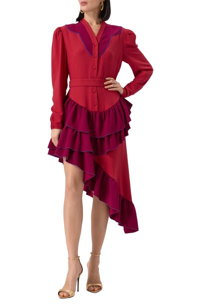 Шелковое платье ULYANA SERGEENKO, арт. ABM001FW24RESORT 1957Т24, фото 3