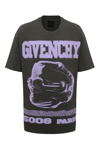 Мужская хлопковая футболка GIVENCHY, арт. BM71JT/3YGF