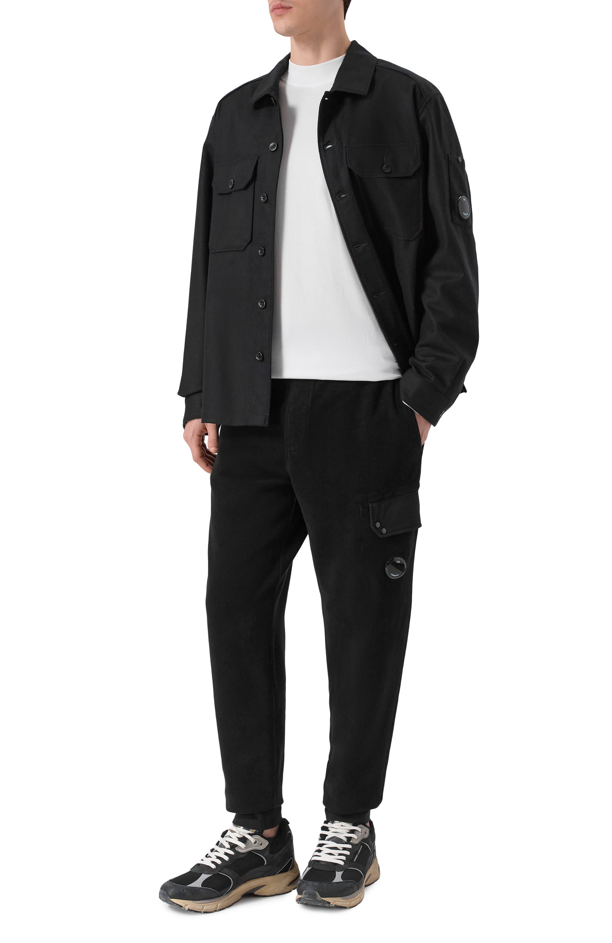 Хлопковые джоггеры C.P. COMPANY, арт. 19CMSP308A006614G, фото 2