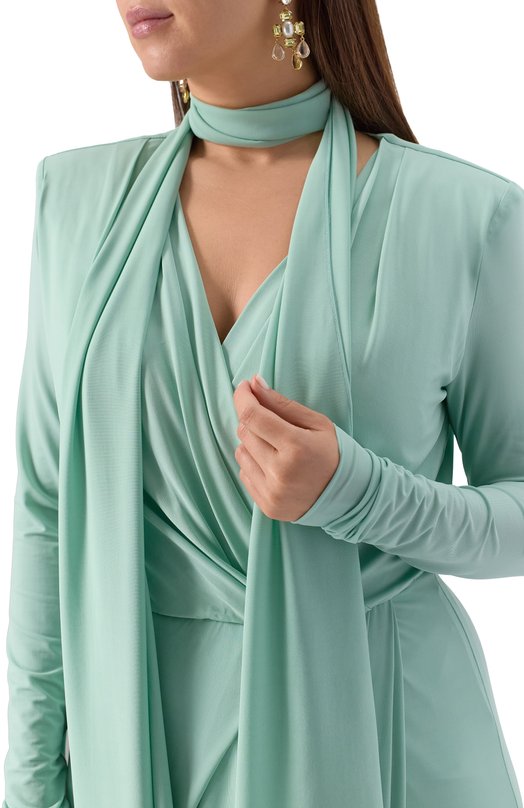 Платье из вискозы Marina Rinaldi Elegante TE0REMA Зелёный  TE0REMA Фото 5