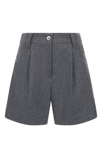 Женские шерстяные шорты BRUNELLO CUCINELLI, арт. M038PP9073