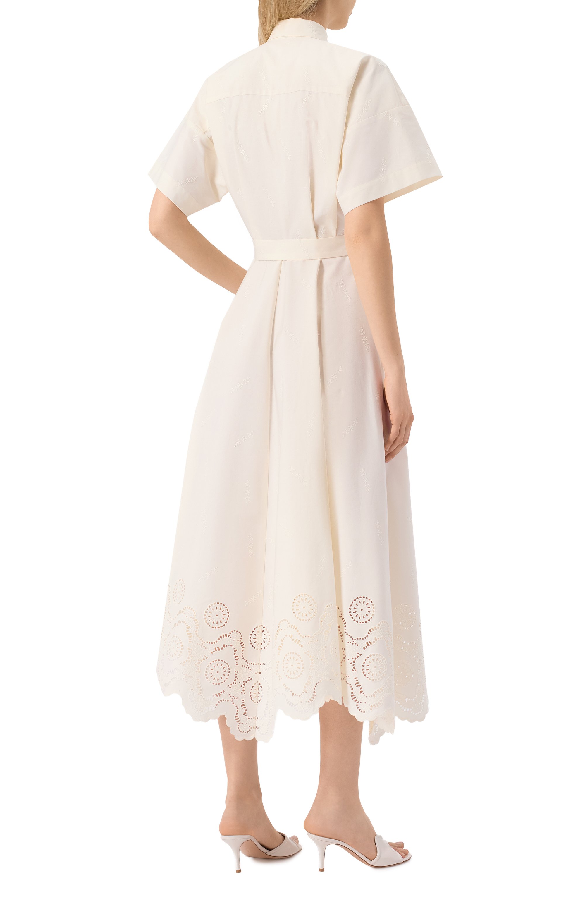 Хлопковое платье VIKA GAZINSKAYA, арт. SS25-13241, фото 4