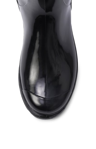Резиновые сапоги MOSCHINO черного цвета по цене 12600 руб., арт. 84289/VAR1_001, фото 4 Резиновые сапоги MOSCHINO, арт. 84289/VAR1_001, фото 4