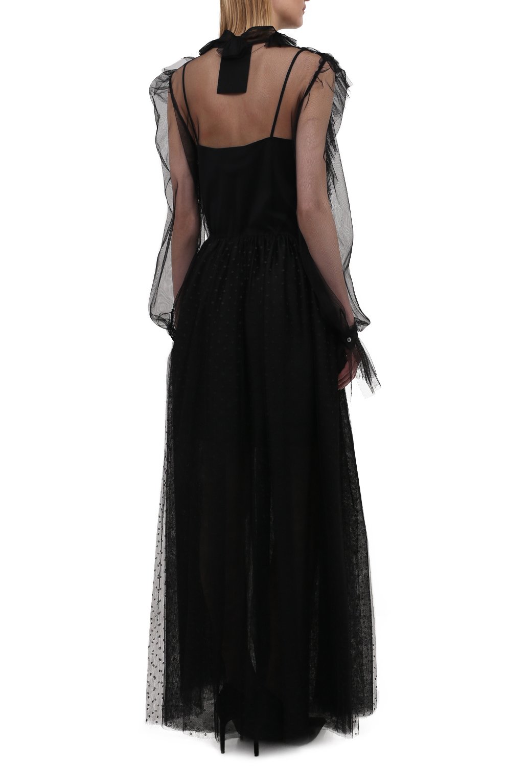 Платье REDVALENTINO черного цвета по цене 104500 руб., арт. WR3VABR0/5MM, фото 4 Платье REDVALENTINO, арт. WR3VABR0/5MM, фото 4
