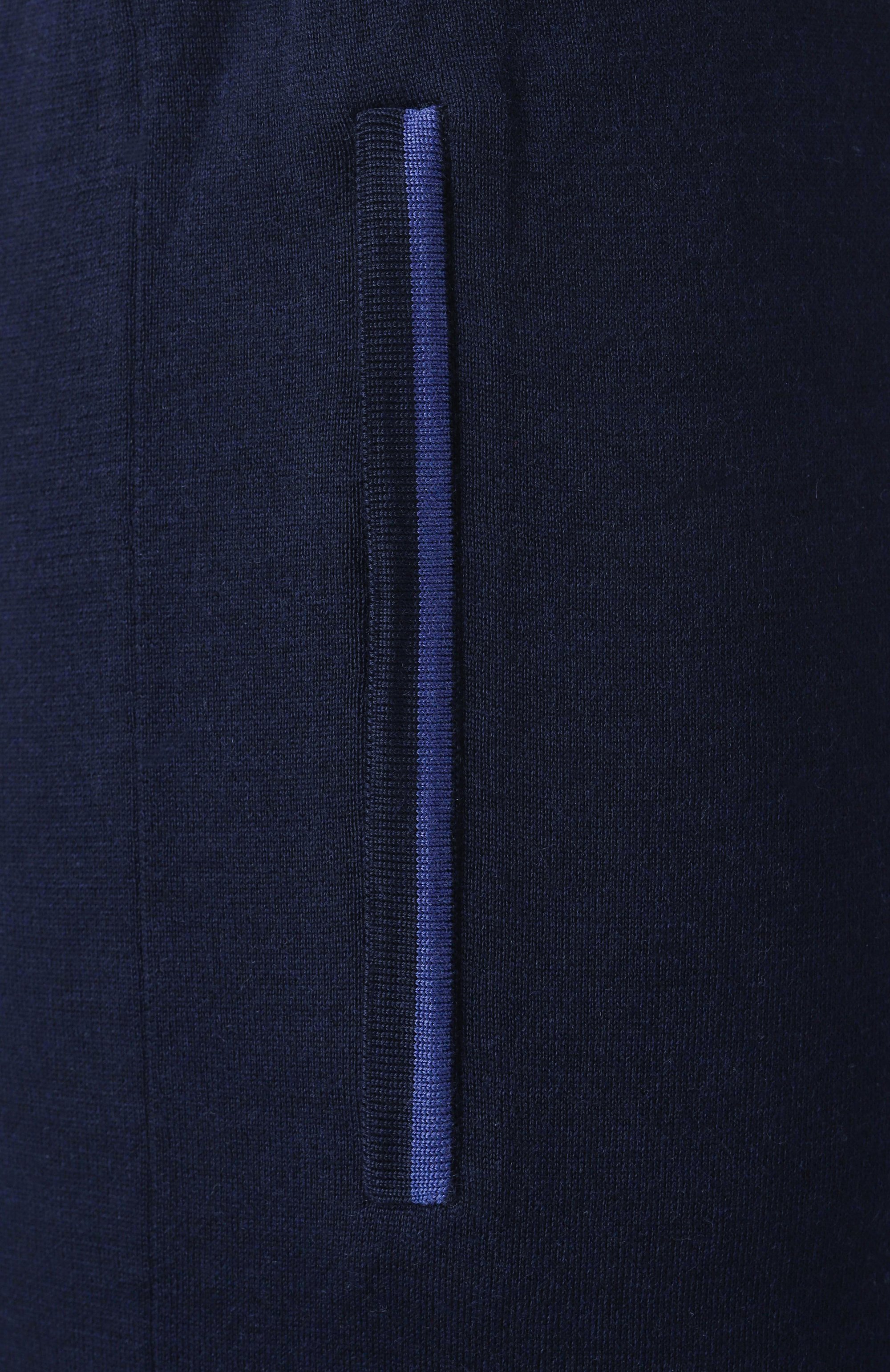 Брюки из шерсти и шелка ZILLI темно-синего цвета по цене 183500 руб., арт. JSP011M0240VZDTB0/64, фото 5 Брюки из шерсти и шелка ZILLI, арт. JSP011M0240VZDTB0/64, фото 5