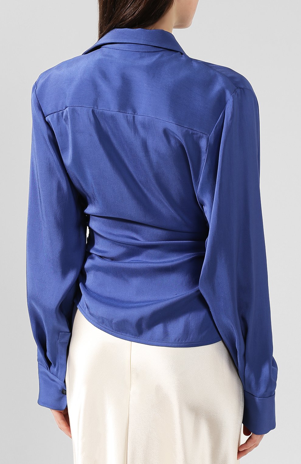 Блузка из смеси вискозы и шелка JACQUEMUS, арт. 194SH05/18370, фото 4