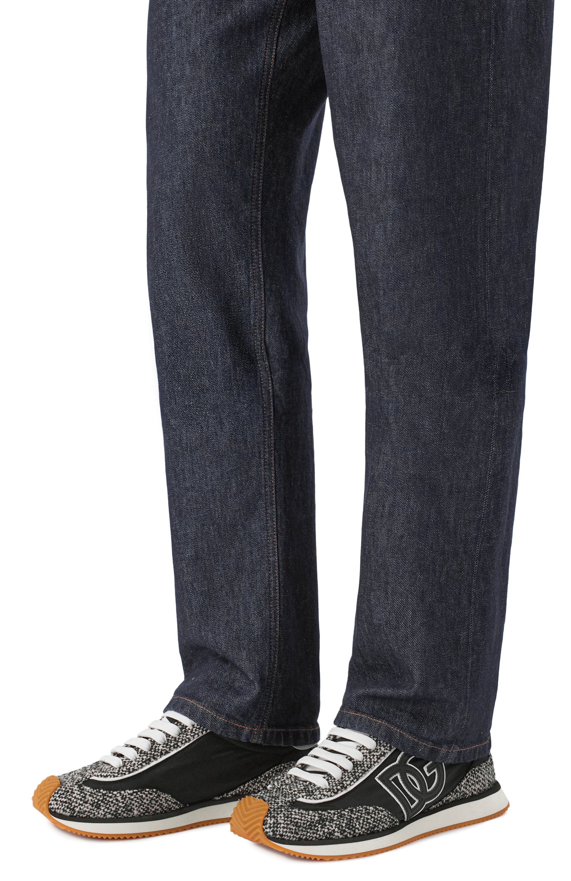 Комбинированные кроссовки dg cushion DOLCE & GABBANA, арт. CS2288/AP442, фото 3