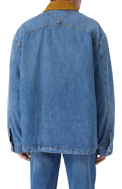 Джинсовая куртка BOTTEGA VENETA синего цвета по цене 325500 руб., арт. 813522/V42W0, фото 4 Джинсовая куртка BOTTEGA VENETA, арт. 813522/V42W0, фото 4