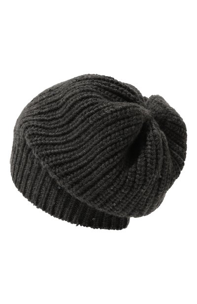 Женская шапка из кашемира и шелка BRUNELLO CUCINELLI, арт. M32373999