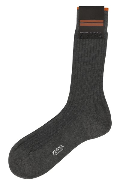 Мужские хлопковые носки ZEGNA, арт. N5V406140