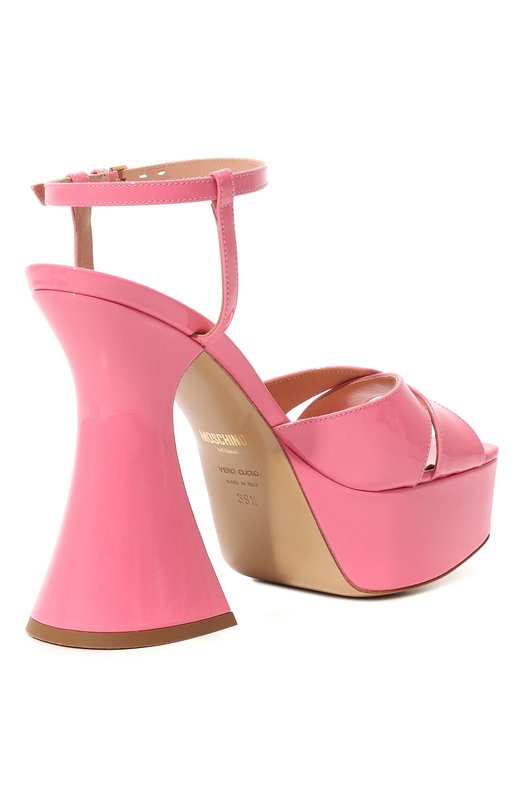 

Кожаные босоножки Moschino, Зелёный