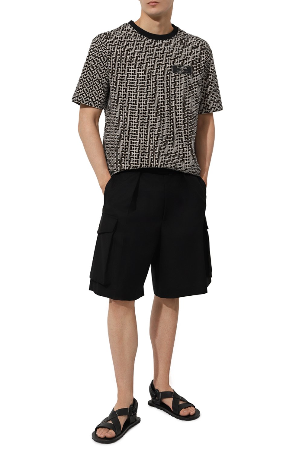 Хлопковая футболка BALMAIN, арт. DH1EG000/JC97, фото 2