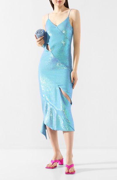 Платье с пайетками OFF-WHITE, арт. 0WDB220R206750683100, фото 2