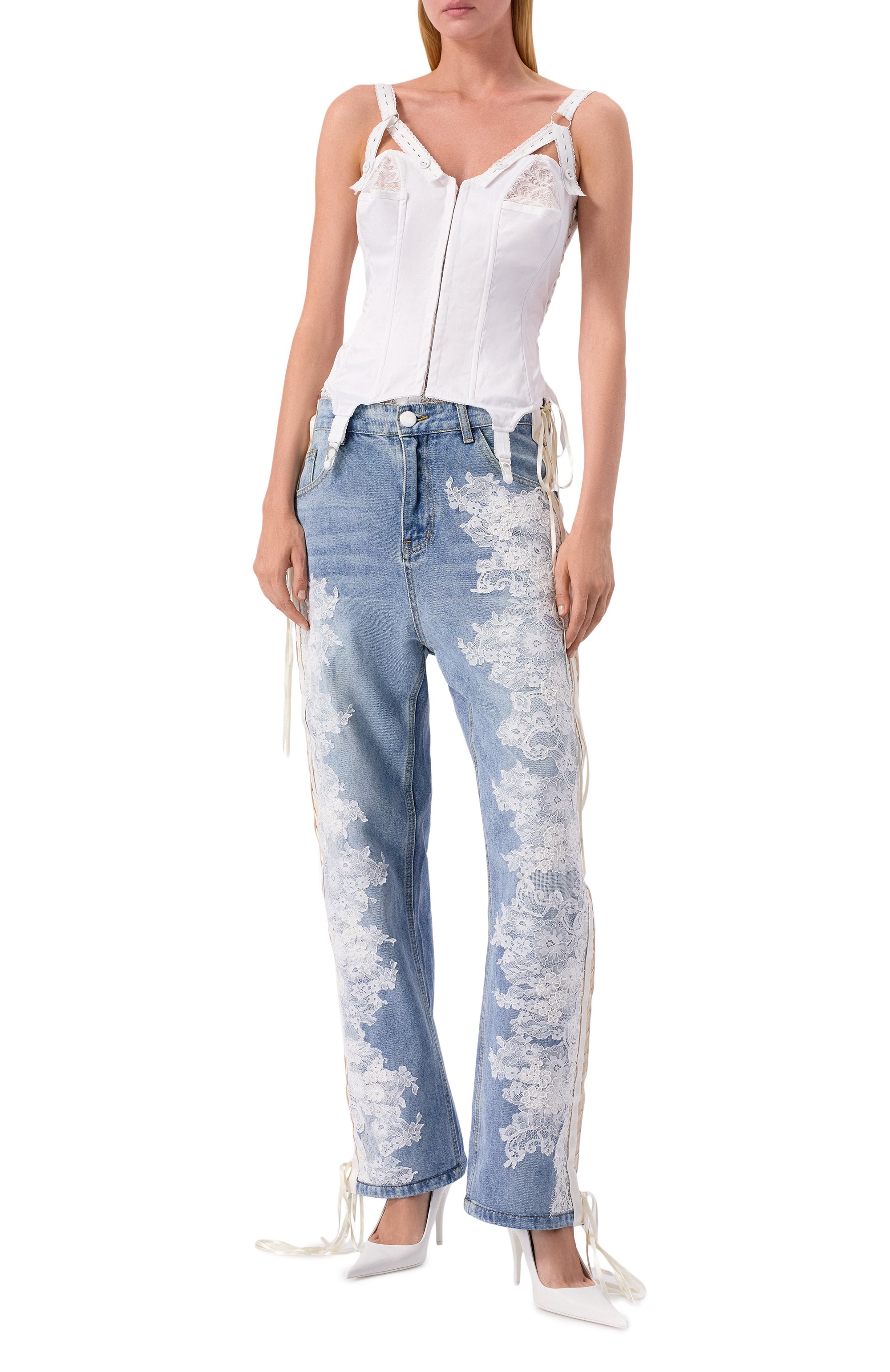 Топ-корсет из вискозы и хлопка DANIIL ANTSIFEROV, арт. DA_1741, фото 2