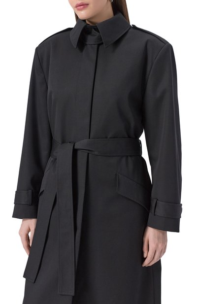 Шерстяной плащ BOSS, арт. 50543198, фото 5