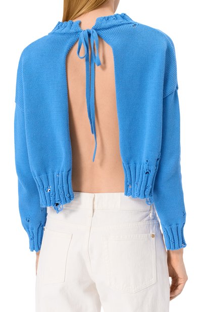 Хлопковый свитер MARNI, арт. GCMD0579A0/UFC652, фото 4