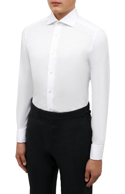 Хлопковая сорочка ZEGNA, арт. 203901/9MS4BA, фото 3