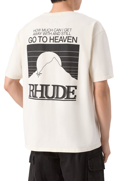 Хлопковая футболка RHUDE, арт. RHPS26TT07012, фото 4