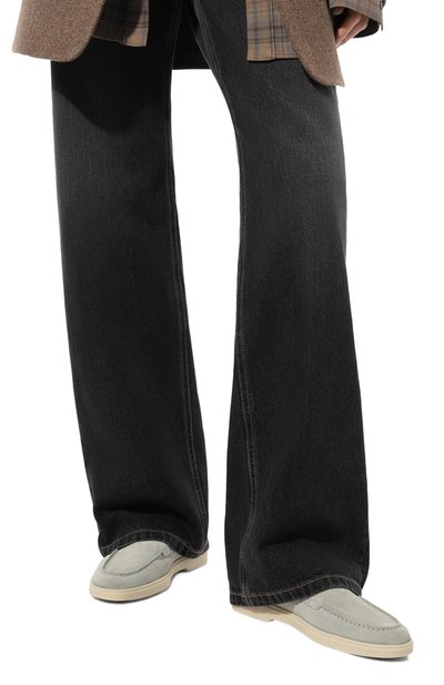 Замшевые лоферы SANTONI, арт. WUYA58856TISNSW9, фото 3