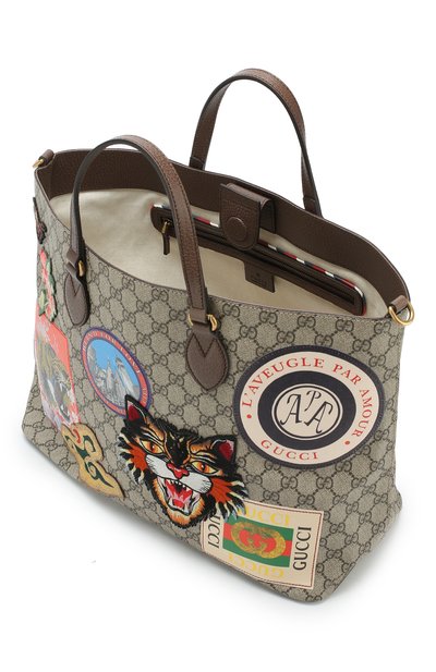 Сумка-тоут courrier gg supreme GUCCI, арт. 474085/K9RNT, фото 4