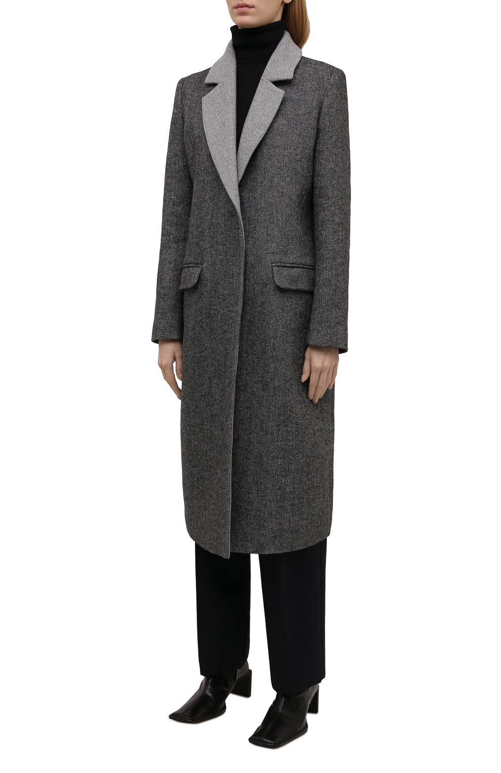 Пальто из шерсти и кашемира SEVEN LAB, арт. CMAR 3267 grey, фото 3