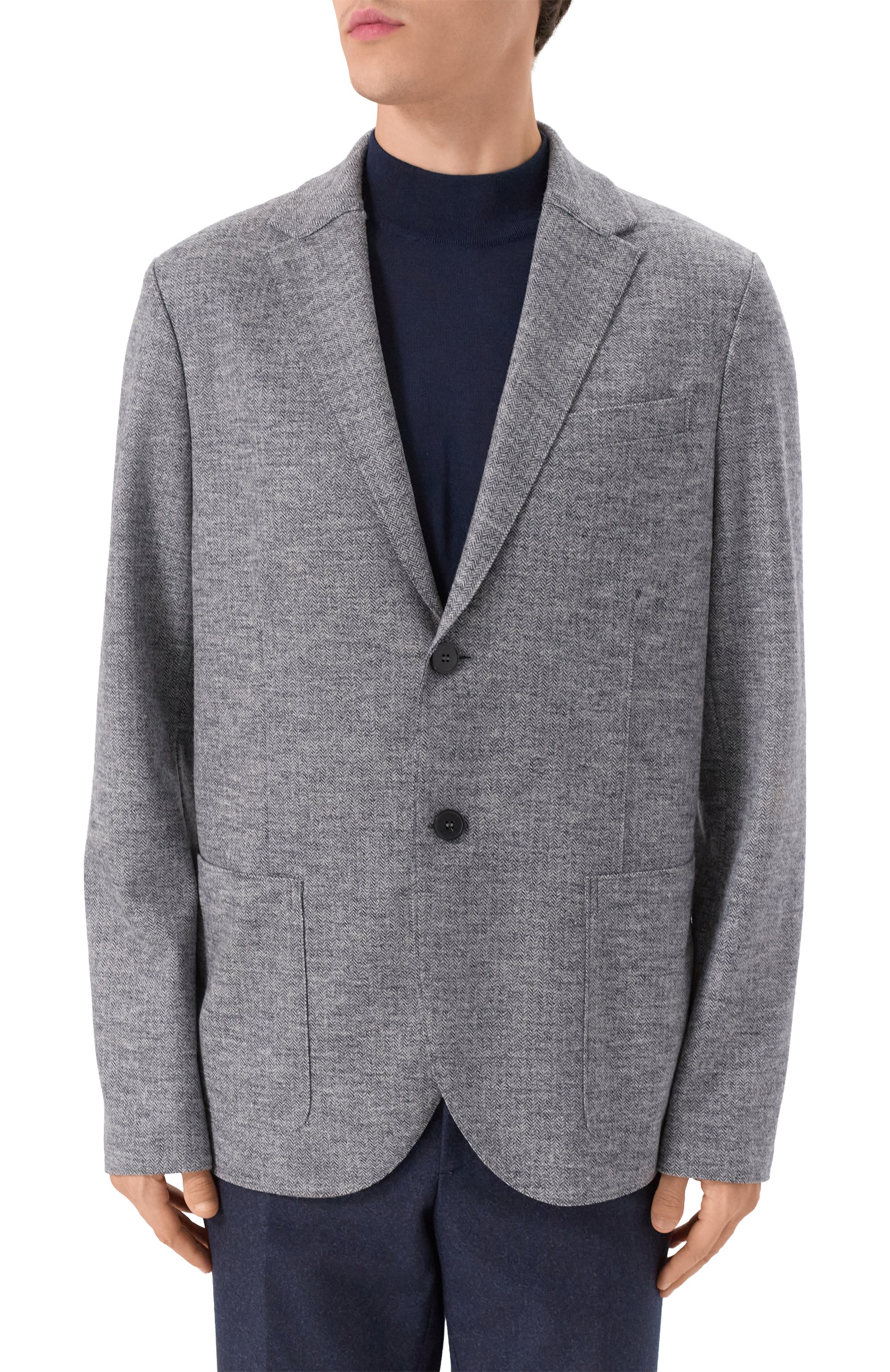 Шерстяной пиджак HARRIS WHARF LONDON, арт. CL8G22MGX, фото 4